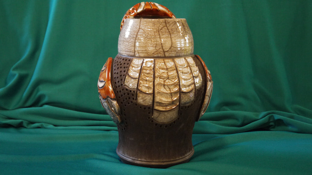 Robin Rodgers - Barred Owl effigy Vase