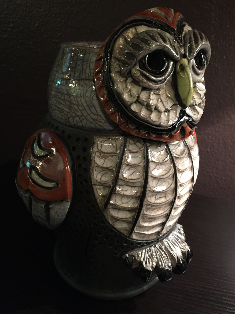 Robin Rodgers - Barred Owl effigy Vase